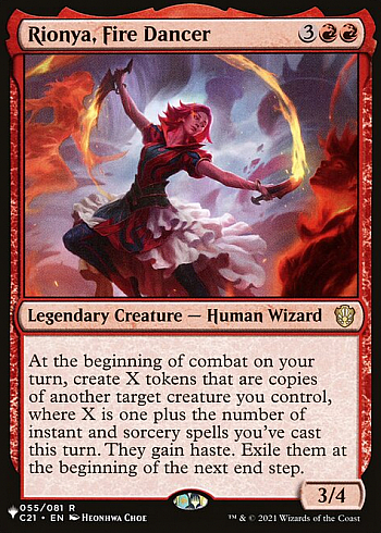 Rionya, Fire Dancer