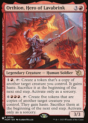 Orthion, Hero of Lavabrink