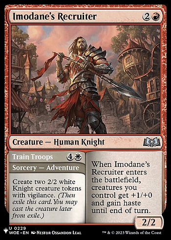 Imodane's Recruiter // Train Troops