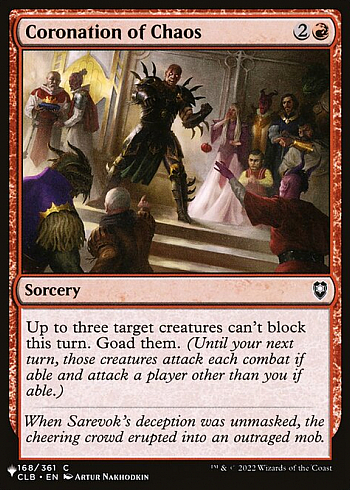 Coronation of Chaos