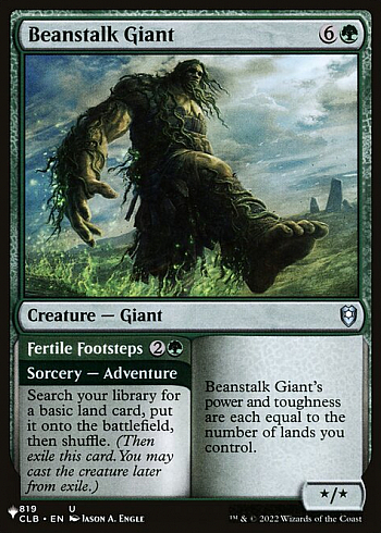 Beanstalk Giant // Fertile Footsteps