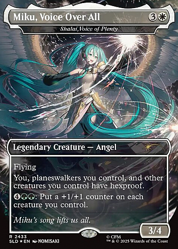 Shalai, Voice of Plenty