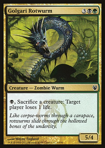 Golgari Rotwurm