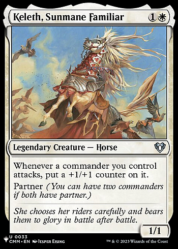 Keleth, Sunmane Familiar