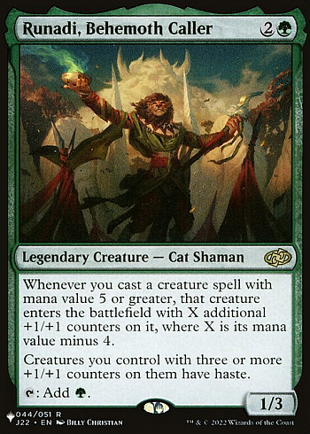 Runadi, Behemoth Caller