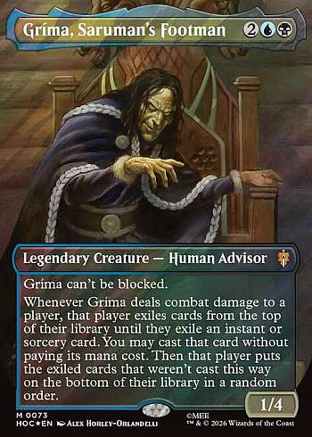 Gríma, Saruman's Footman