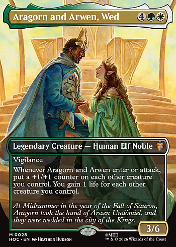 Aragorn and Arwen, Wed