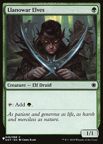 Llanowar Elves