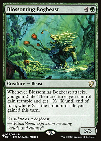 Blossoming Bogbeast