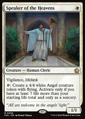 Speaker of the Heavens