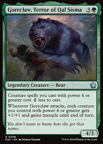 Goreclaw, Terror of Qal Sisma