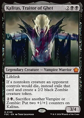 Kalitas, Traitor of Ghet