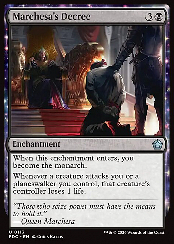 Marchesa's Decree