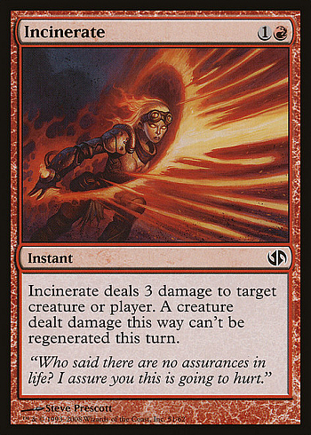 Incinerate
