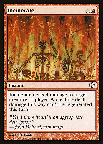 Incinerate