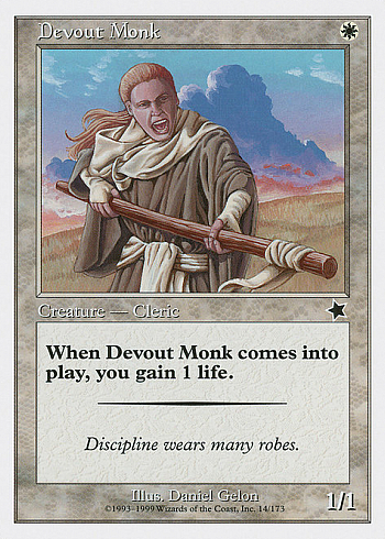 Devout Monk