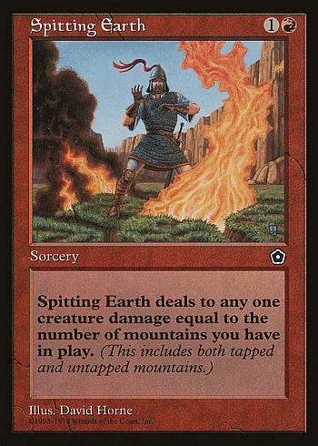 Spitting Earth