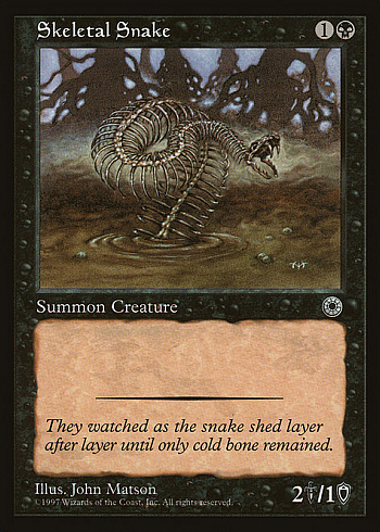 Skeletal Snake