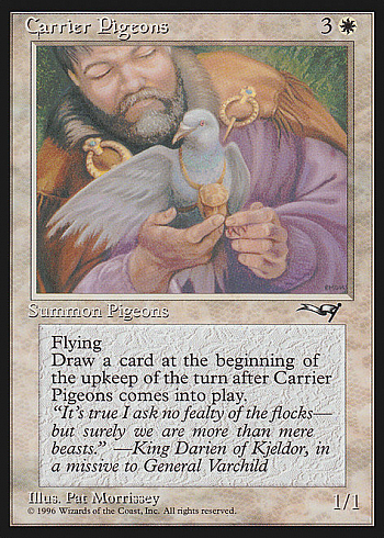 Carrier Pigeons