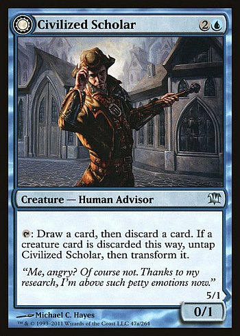 Civilized Scholar // Homicidal Brute