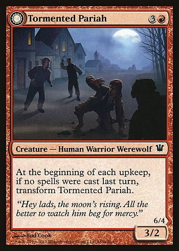 Tormented Pariah // Rampaging Werewolf