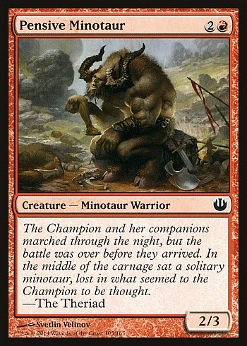 Pensive Minotaur