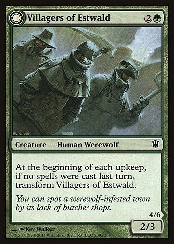 Villagers of Estwald // Howlpack of Estwald