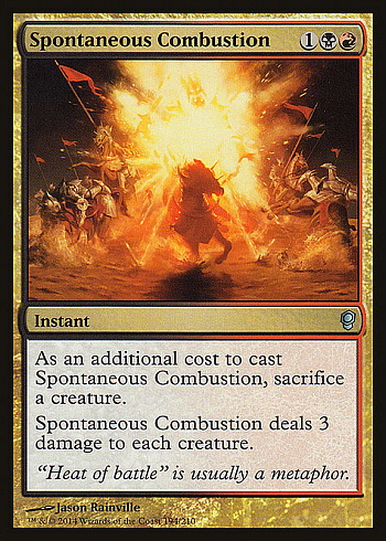 Spontaneous Combustion