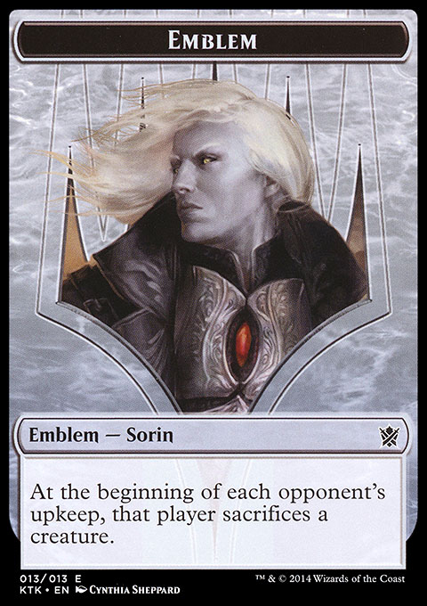 Sorin, Solemn Visitor Emblem