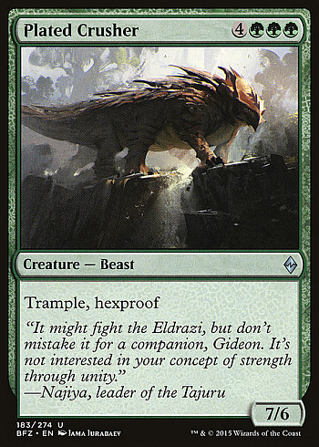 Plated Crusher