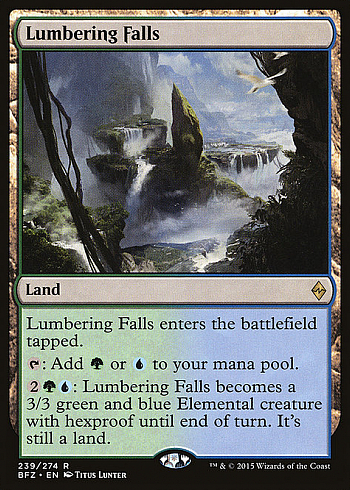 Lumbering Falls
