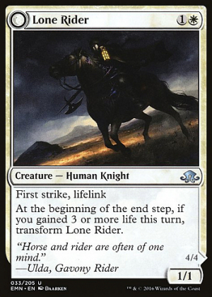 Lone Rider // It That Rides as One