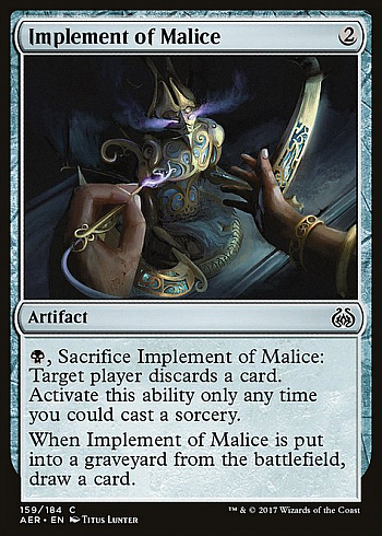 Implement of Malice