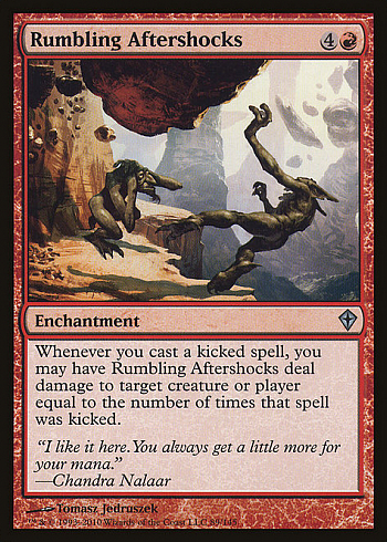 Rumbling Aftershocks