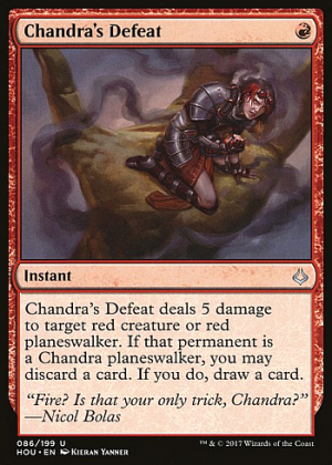 Chandra's Defeat