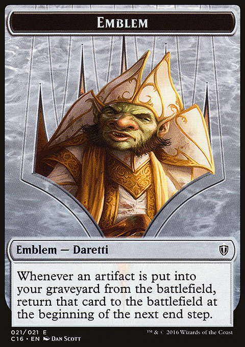 Daretti, Scrap Savant Emblem