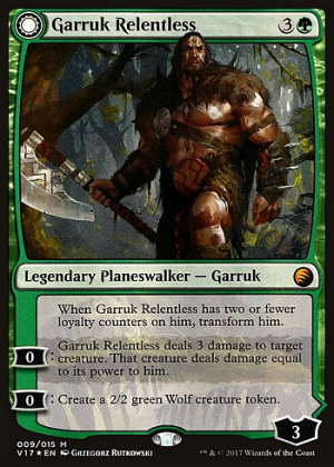 Garruk Relentless // Garruk, the Veil-Cursed