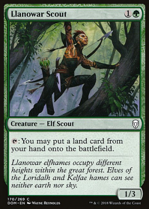 Llanowar Scout