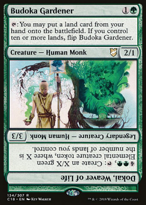 Budoka Gardener // Dokai, Weaver of Life