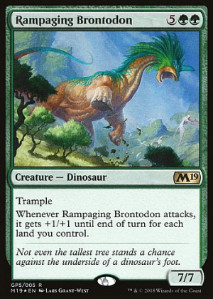 Rampaging Brontodon