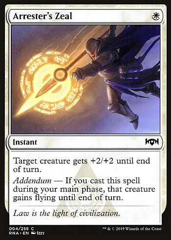 Arrester's Zeal