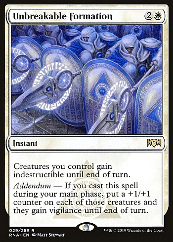 Unbreakable Formation