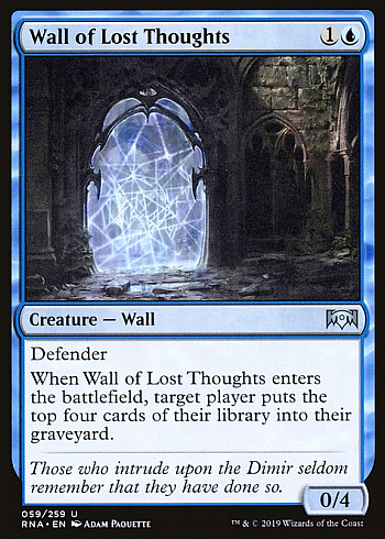 Wall of Lost Thoughts