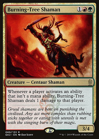 Burning-Tree Shaman