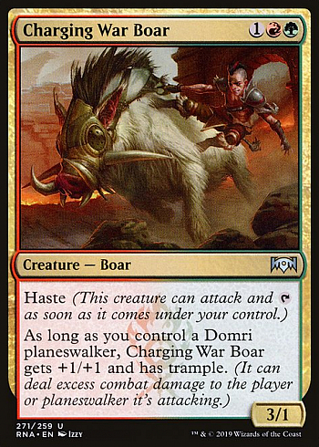 Charging War Boar