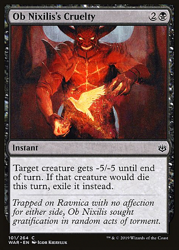 Ob Nixilis's Cruelty