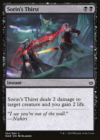 Sorin's Thirst