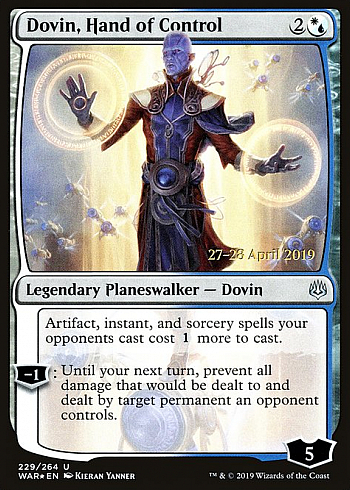 Dovin, Hand of Control