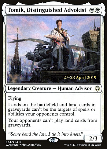 Tomik, Distinguished Advokist