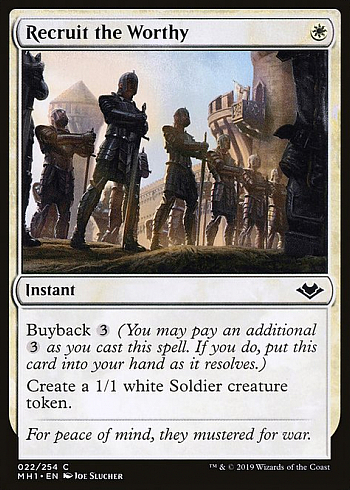 Recruit the Worthy